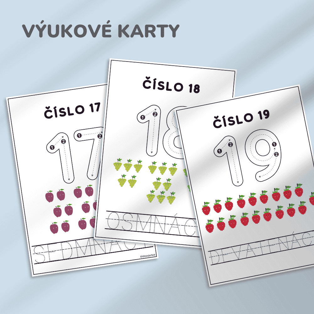 Számok megismerése (6-7 év)